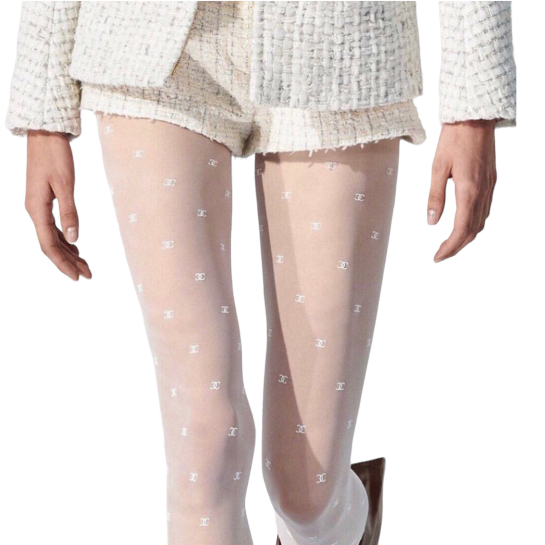 chanel inspired tights